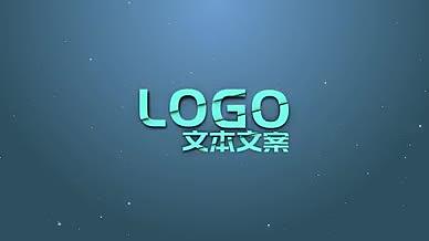 光线切割logo文字动画视频的预览图
